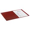 Mappe mit Kunststoffbinder BRAUBERG "Office", rot, bis 100 Blatt, 0,5 mm