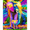 Опт-картина / Peinture par numéros 40x50 Eléphant et bébé éléphant