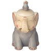 HILLTOP / Tea "Ceylon Morning" black leaf 100 g, ceramic tea caddy "ELEPHANT LUXE GRAY"