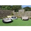 Outdoor poly fabric sofa