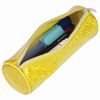 Pencil case-tube BRAUBERG, soft, "Glitter Gold", 20х7х7 cm