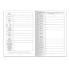 Child's medical card (Form 026/u-2000), 16 sheets, A4 (198x278 mm), BRAUBERG, offset, blue