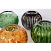 Гусевской Хрустальный завод / Crystal vase for flowers "Multicolor" small amber