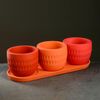 Хорошие сувениры / A set of pots with a tray "Kiro"