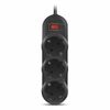 SVEN / Surge protector SF-03L, 3 sockets, 1.8 m, black