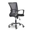 Armchair BRABIX "Wings MG-304", black plastic, chrome, mesh, black
