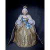 Потешный промысел / Porcelain souvenir doll "Empress Catherine II, mid-18th century"