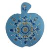 Беломорские узоры / Board kitchen wooden "Apple. Shenkursk painting" blue