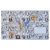 Альт / Notebook A5 48 l. bracket, cage, hybrid varnish, "ZOO-PARTY" / 10 pcs.