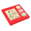Chocolate Christmas coloring "Snowman"