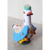 Дымковская глиняная игрушка / Figurine "Goose with goslings"