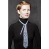 Снежинка / Snowflake / Women's lace tie "Droplet"