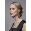 Lace earrings "Marilyn Monroe" Burgundy