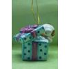 Ярославская майолика / Jouet de Noël "Cadeau avec un chiot"