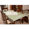 Снежинка / Snowflake / Table linen set with tambour embroidery and machine lace