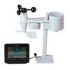 BRESSER weather station 5in1 wifi, temperature sensor, hygrometer, barometer, anemometer, rain gauge, alarm clock, black