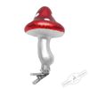 Holiday Classics / Christmas tree toy "Amanita on a clip", 6 pcs