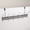 Доляна / Doyana / Door hanger for 6 double hooks "Shah", 52.5 × 22.5 × 6 cm, chrome color