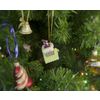 Christmas toy "House with legs of Santa Claus"