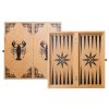 GamesDealer / Backgammon Siberian "Cancer" (Russia, wood, 40x20x4 cm)