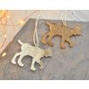 Ленивые Бобры / Lazy Beavers / A set of mirrored Christmas tree decorations "Siberia inside" big in a gift box