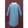 Елецкие кружева / Yelets lace / Children's dress with a collar blue