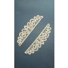 Снежинка / Snowflake / Lace cuffs with floral ornament in the form of leaves