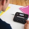 BROTHER PT-D450VP label printer, tape width 3.5-18 mm, up to 20 mm / sec., Memory for 2800 characters