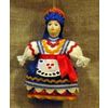 Потешный промысел / Christmas tree decoration "Ukrainian woman in traditional costume"