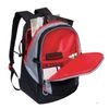 GRIZZLY / Backpack GRIZZLY youth, 2 compartments, black with gray inserts, 44x30x20 cm