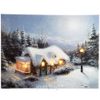 Kaemingk / Glowing painting Thomas Kinkade - Silent Night 60 * 40 cm, battery