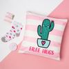 Этель / Ethel / Gift set "Free hugs" secret pillow 40x40 media accessories (3 pcs)