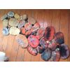 Felted rug "Kamenka", handmade
