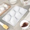 Доляна / Doliana / Form for mousse desserts and pastries "Cocoa beans", 29.5 × 19 cm, white