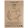 Skitzbook, ivory 100 g/m2, 297 x420 mm, 120 sheets, firmware, BRAUBERG ART "CLASSIC"