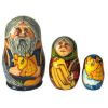 Matryoshka "the tale of the Golden fish" 3 dolls