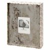 Photo album BRAUBERG "Blue marble" for 200 photos 10x15 cm, hard cover, binding, box