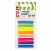 Bookmark adhesive STAFF, NEON plastic, 45х8 mm, 8 colors x 20 sheets, plastic base