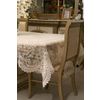 Снежинка / Snowflake / Lace rectangular tablecloth with floral ornament