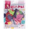 ЗОЛОТАЯ СКАЗКА / Balloons 12 "(30 cm), SET of 50 pieces, assorted 10 colors, with a picture" Smile ", package