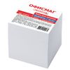 ОФИСМАГ / Block for notes not glued, cube 9x9x9 cm, white, white 95-98%