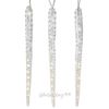 Kaemingk / LED Icicles Arctic 3 * 40 cm, luce bianca calda, IP44