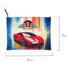 Notizbuchmappe BRAUBERG, A4, 1 Fach, Stoff, Reißverschluss oben, "Best Racer"