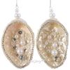Kaemingk / Christmas tree toy Pearl Shell 11 cm, pendant