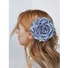 Milotto / Hairpin-brooch "Rose" gray