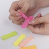 Bookmark adhesive BRAUBERG NEON paper, 50х14 mm, 5 colors x 50 sheets, Euro slot