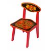 Золотая Хохлома / Wooden chair for children "Khokhloma painting", 1 height category