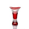 Гусевской Хрустальный завод / Crystal vase for flowers "Serenade" red