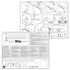 Bracket for wall-mounted projectors WIZE WTH140, 1 degree of freedom, length 140 cm, 20 kg, white