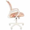 CHAIRMAN / Children's armchair CH KIDS 103, with armrests, pink with a "Princess" pattern